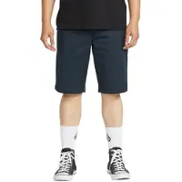 Volcom - Shorts - Frickin Modern Stretch Short 21 Dark Navy för UnisexBomull - Storlek 28 US - Marinblå