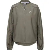 Asics Women's Nagino Run Adjustable Jacket Dark Olive