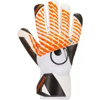 Uhlsport Målvaktshandske Fangmaschine Soft Competition - Vit/Svart/Orange, storlek 8