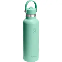 Hydroflask HF Std Mouth Flex Straw Mermaid Green