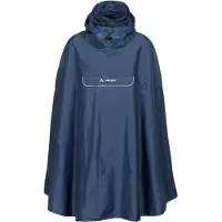 Vaude Unisex Valdipino Rain Poncho Dark Sea Uni