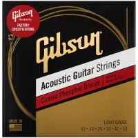Gibson Coated Phosphor Brons Akustika Strängar Light 12-53