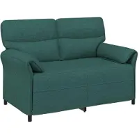 vidaXL Soffa 100% polyester metallram MDF, Plywood
