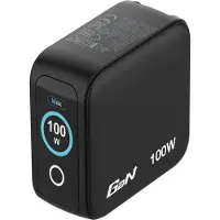 Verbatim 30239 USB-laddare 100 W QC 3.0, Power Delivery 3.0 Svart Inomhus GaN