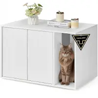 Songmics kattlåda med sidobord Sniezka