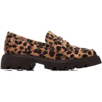 Carmela för kvinnor. 16254505-LEOPARDO Läderskor 162545 djuravtryck (39), Hud, Karta, Ingen, Casual, Djurmönster