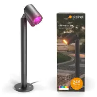 Steinel LED STRAHLER SPOT WAY SC 24V 089320 Utomhusspotlight med rörelsedetektor 7.93 W Ljusfärg: RGBWW