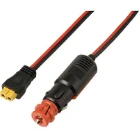 TRU COMPONENTS Cigaretthållare till XT60-kabel 2 m. TC-13619280 svart/röd