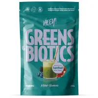 Heey! Greens & Biotics Superfood Mixade Bär 300 g
