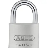 ABUS titalium hængelås 64TI/30 enslukkende 6311
