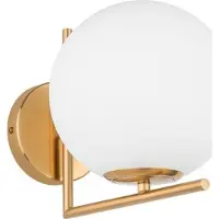 ITALUX vägglampa för vardagsrum vit/guld