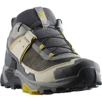 Salomon - Vandringsskor herr - X Ultra 5 M Monument / Turbulence / Spicy Mustard för Unisex - Storlek 42 2/3 - Grå