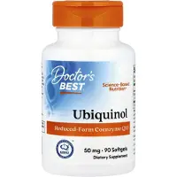 Doctors Best , Ubiquinol Med Kaneka, 50mg, 90 Mjuka Kapslar