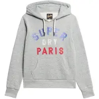 Superdry Glitter Graphic Logo Huvtröja