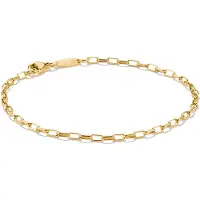 Thomas Sabo Charm guldpläterad armband silver A2206-413-39-L19v