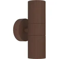 Eglo Vägglampa utomhus Tomelloso, Brun / rost, Aluminium / grå / zink, Modern, Utomhusvägglampa