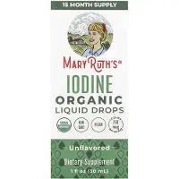 MaryRuth's , Organiska Jodvätskedroppar, Smaklös, 1 fl oz (30 ml)
