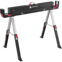 Toolcraft TO-10311630 Stål Arbetsbock hopfällbar, höjdjusterbar 590 kg (B x D) 1157 mm x 687 mm 9.75 kg 1 st