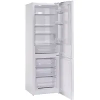 Scandomestic CBF293NFWD - Kylskåp/frys - bottenfrysskåp - bredd: 60 cm - djup: 60.5 cm - höjd: 186 cm - 293 liter - Klass E - vit