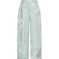 Calvin Klein Viscose Jacquard Floral Trousers