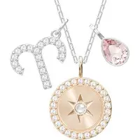 Swarovski Stjärntecken Väduren Halsband Damhalsband Rosa 5349220 Box (Random Color)