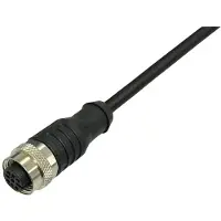 Bkl Electronic 2702005 Sensor/ställdon-anslutningskabel M12 Koppling rak 10 m Antal poler (RJ): 4 1 st Piece