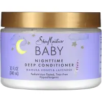 Shea Moisture , Baby, Nattlig Djupbehandling, Manuka Honung & Lavendel, 12 fl oz (340 ml)
