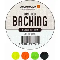 Guideline Braided Backing 20 lbs / 100 m (Färg: Fluo Gul)