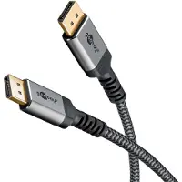 Goobay 65264, 1 m, DisplayPort, DisplayPort, Hankoppling, Hankoppling, 7680 x 4320 pixlar