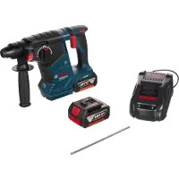 Bosch Borrhammare GBH 187-LI; 18 V; 2,4 J; SDS-plus; 2x5,0 Ah batt.