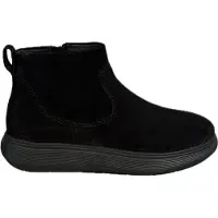 FitFlop för kvinnor. E35-090 iQ-COMFF SUEDE ZIP ANKLE BOOTS (40), Svart, Karta, Före, Casual