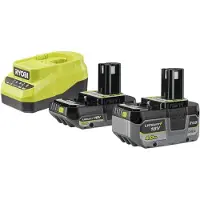 Ryobi One+ 2,0Ah + 4,0Ah + kofot RC18120A-242X