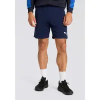 Puma Sportbyxa 'TeamRise' marinblå / vit