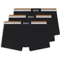 BOSS Boxershorts 'Motion' sand / svart / vit