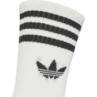 Adidas Strumpor 3-stripes Crew 3-pack - Vit/svart, storlek 40-42 M