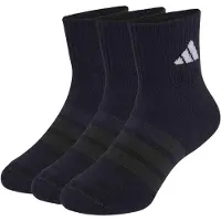 Adidas Ankelstrumpor - 3-pack - Svart m. Vit - - 28/30 - Strumpor
