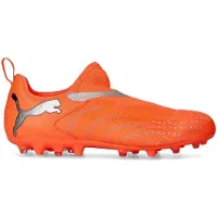 Puma Future 9 Match Laceless MG Unleashed - Röd/White/Svart/Silver Barn - Multi Ground (MG), storlek 38