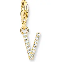 Thomas Sabo Charm Club Charmista bokstavssmycken V guld 1985-414-14