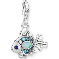 Thomas Sabo Charm Club fish with blue stones silver berlock 1884-945-7