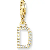 Thomas Sabo Charm Club Charmista bokstavssmycken D guld 1967-414-14