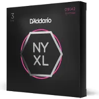 D'Addario NYXL0942-3P NYXL Electric Guitar Strings 9-42 3 Pack