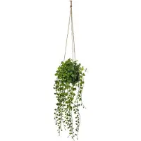 Atmosphera Konstgjord hängande växt Peperomia, Ø 18 x 62 cm