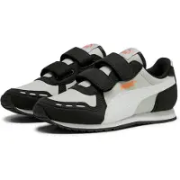 Puma Sneaker 'Cabana Racer' rökgrå / mandarin / svart / vit
