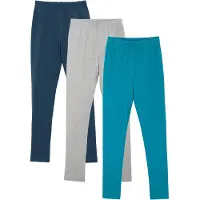 Bonprix Leggings marinblå / azur / gråmelerad
