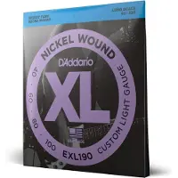 D'Addario EXL190 Bass Guitar Strings Custom Light 40-100 Long Scale
