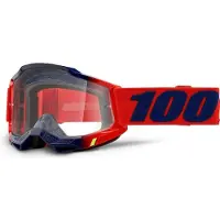 100% Accuri 2 Kearny skidglasögon 100% (Anti-Fog klart glas LT 88%-92%) (NY)