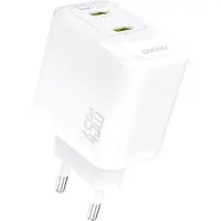 Dudao A28PEU adapter 45 watt 2x USB-C vit
