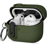 Tech-Protect Slim Hook Case för Samsung Galaxy Buds 3 / 3 FE / 3 Pro - Grön