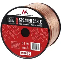 Macleans MCTV-512 - Bulkhögtalarkabel - 1.5 mm² - 100 m - transparent