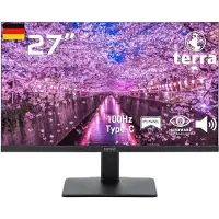 Terra 2748W LCD-skärm EEK E (A - G) 68.6 cm (27 tum) 1920 x 1080 pixel 16:9 5 ms HDMI, DisplayPort, USB-C, Hörlursuttag IPS LCD